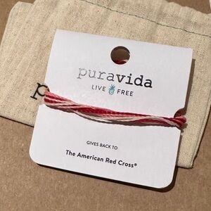PURA VIDA Blood Saves Lives Bracelet NEW!